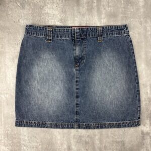 Vintage Old Navy Skirt Women's 6 Denim‎ Mini Jean Medium Wash (30" Waist) Cotton
